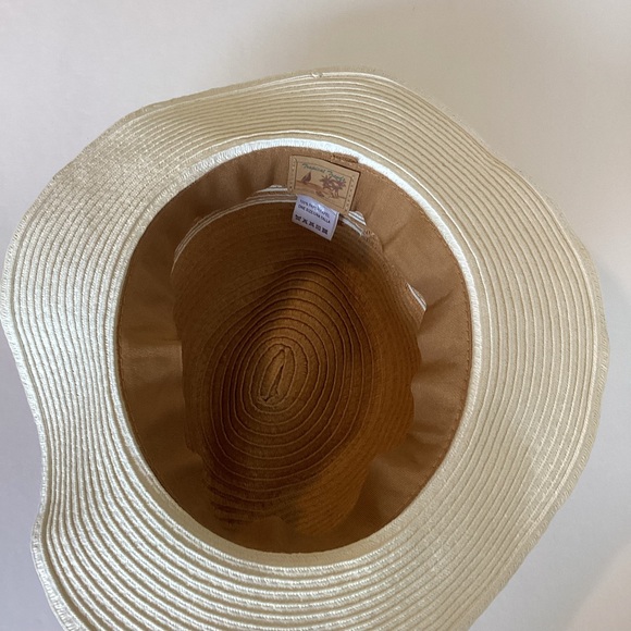 Tropical Trends Straw Hat Unisex One Size Two Tone Panama Floppy Festival Beach - Picture 10 of 13